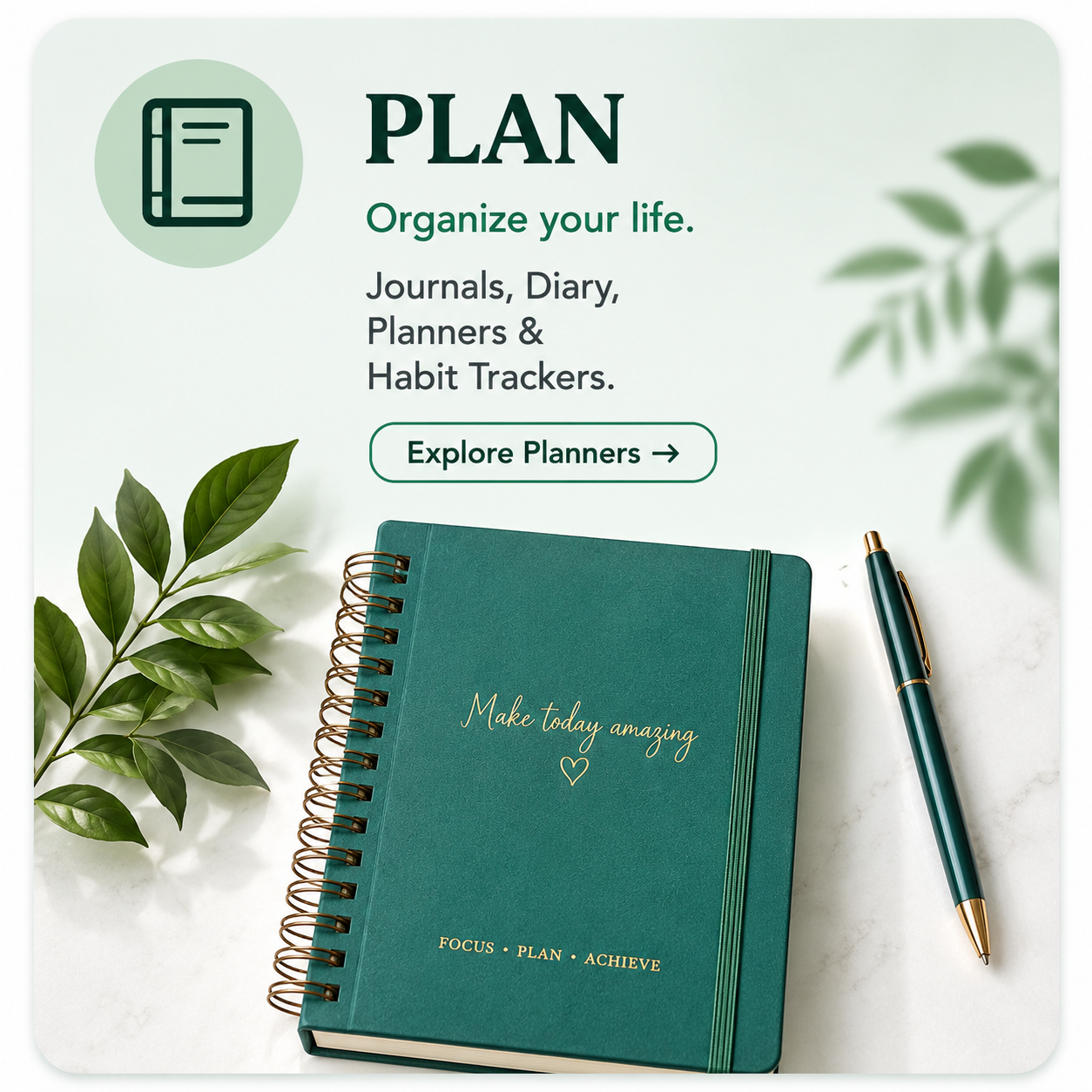 The Printr planners, journals, diaries and habit trackers